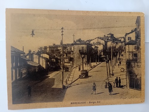 Cartolina moncalieri borgo - cartolina,