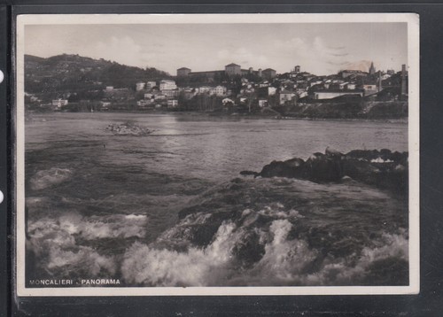 Cartolina moncalieri panorama - moncalieri,