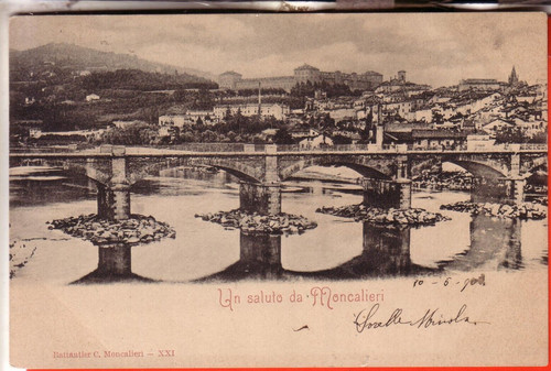Cartolina moncalieri fp - cartolina,