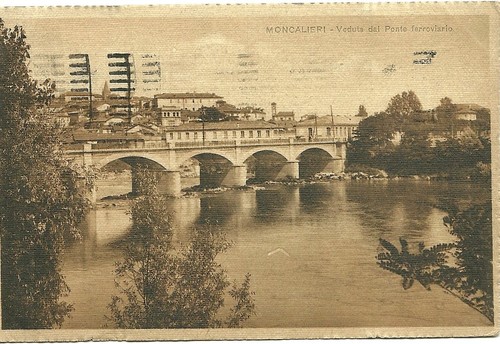 Moncalieri veduta dal ponte - moncalieri,