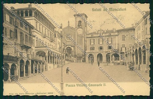 Torino moncalieri cartolina - torino,