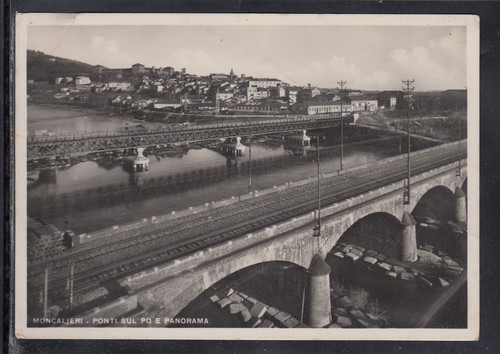 Cartolina moncalieri ponti - cartolina,