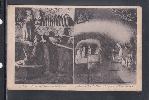 Cartolina interno grotta gino - interno,