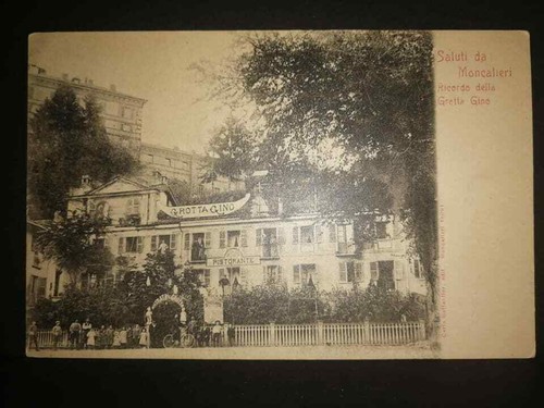 Cartolina moncalieri grotta - cartolina,