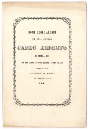 1862 moncalieri collegio carlo - moncalieri,